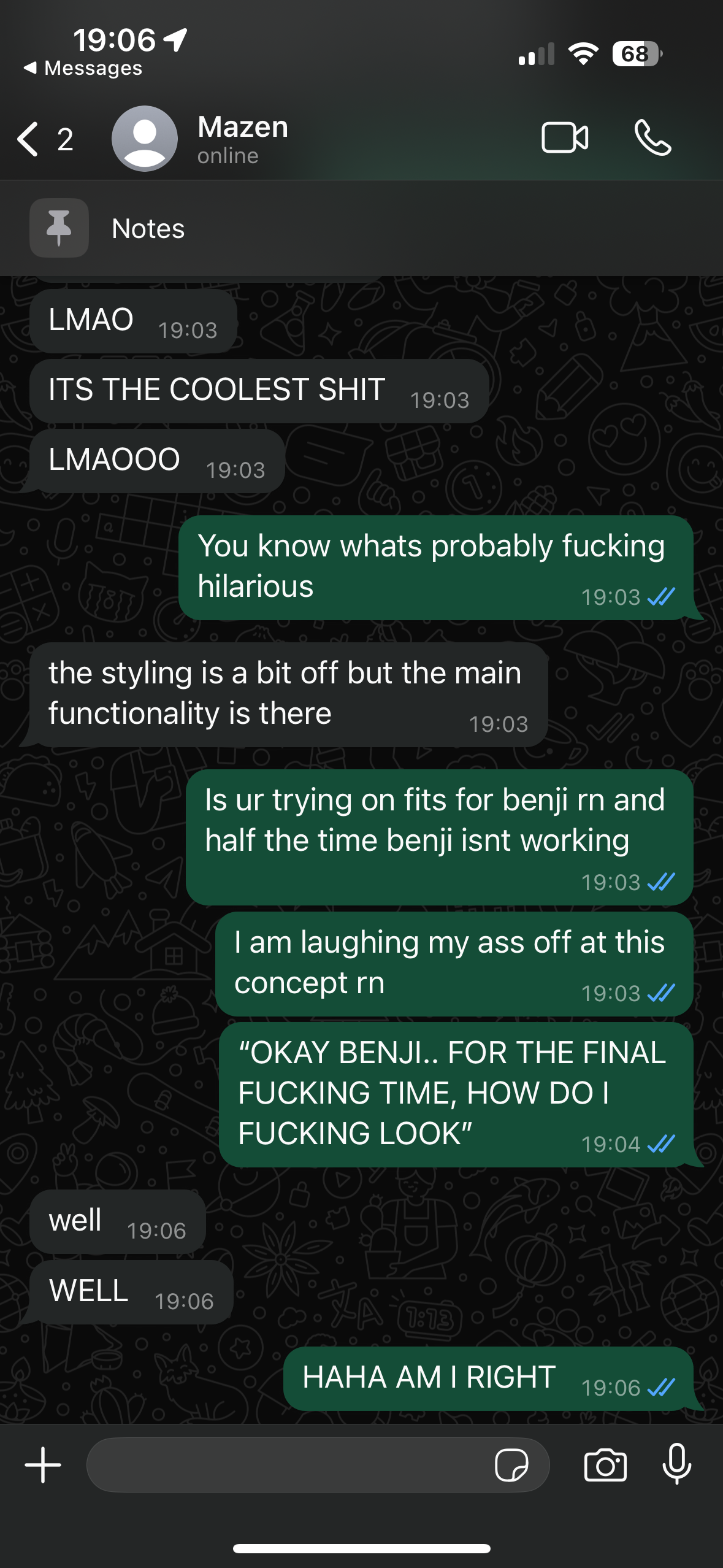 Benji loves his developers.